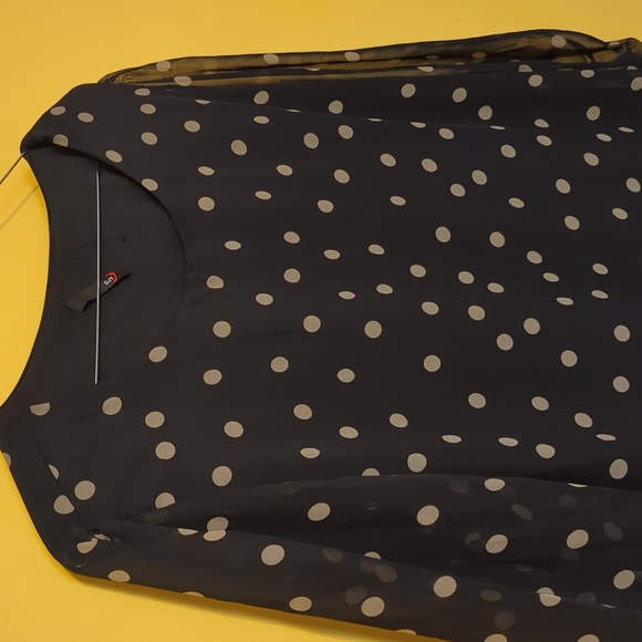 DJT POLKA DOT SHIFT DRESS - Picture 2 of 8